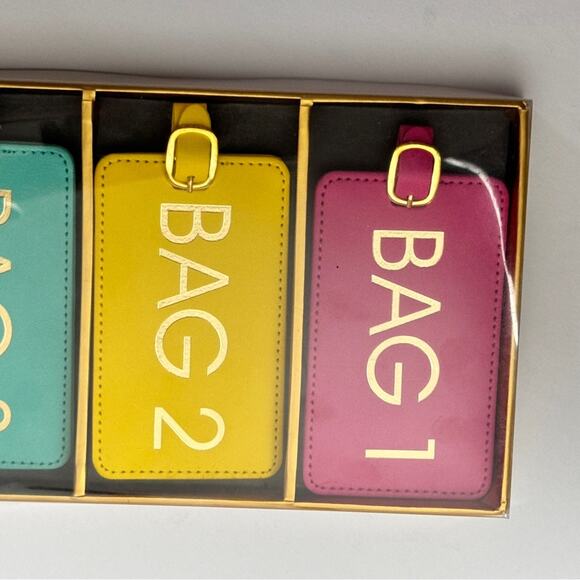 Eccolo WOrld Traveller Luggage Gift Set Accessories  Three Pack - Picture 2 of 5